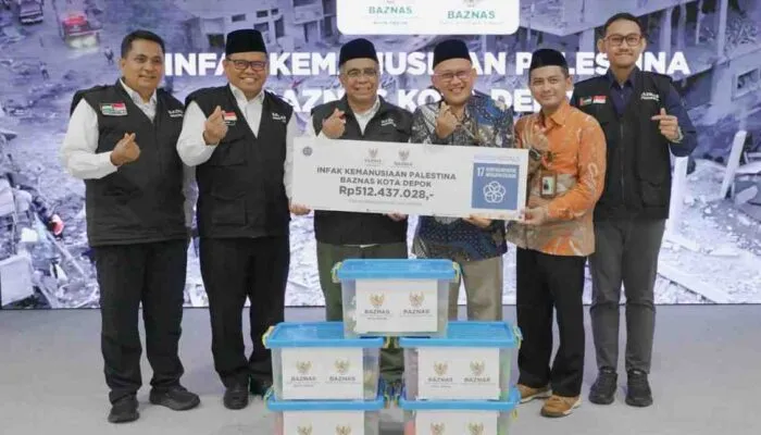 Warga Depok Salurkan 512 Juta untuk Palestina