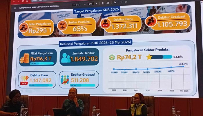 Target KUR 296 Triliun, Kementerian UMKM Realisasikan 39,3 Persen di Bulan Mei