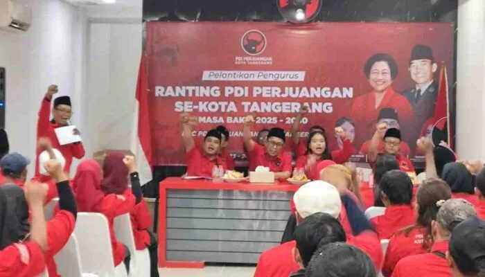 Pengurus Ranting PDI Perjuangan Kota Tangerang Diminta Hadir di Tengah Masyarakat