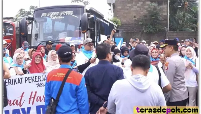 Massa Buruh Depok Meriahkan Mayday di Jakarta, Tuntut Kesejahteraan