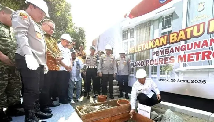 Groundbreaking Pembangunan Polres Depok Setelah Bangunan Berusia 44 Tahun