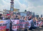 Puluhan Massa FSML Tolak Kunjungan Jokowi di Lampung, Soroti Isu HAM, Penegakan Hukum, hingga Ekonomi