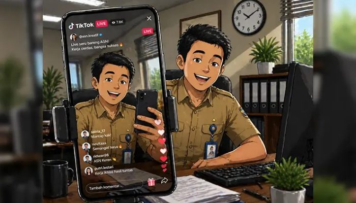 ASN Depok Dilarang Live Medsos di Jam Kerja, Catat Sanksinya