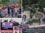 Aksi Demo di Balaikota Depok, Dukung MBG dan Pemerintahan Prabowo