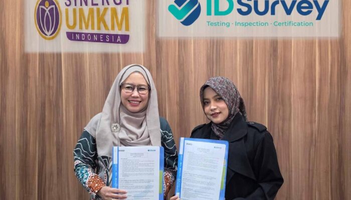 Sinergi UMKM Indonesia dan IDSurvey Teken Kerja Sama Program TJSL Pengurangan Stunting Berbasis Pemberdayaan Ekonomi di Bidara Cina