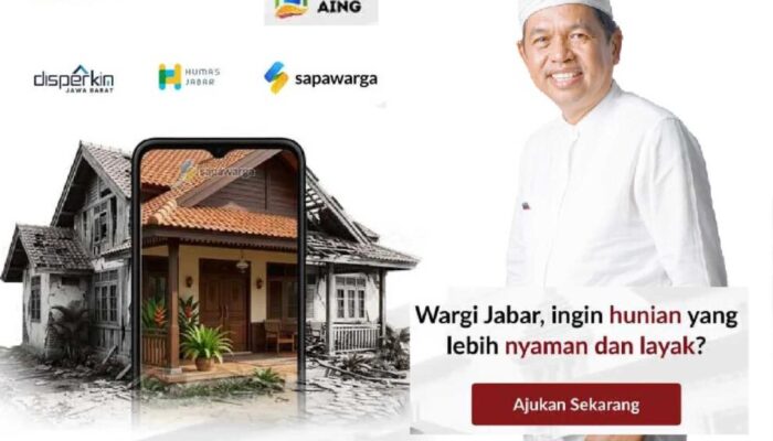 Aplikasi Bantuan Perbaikan Rumah Pemprov Jabar “Imah Aing” Diserbu Ribuan Peminat. Cek Proses Pengajuannya