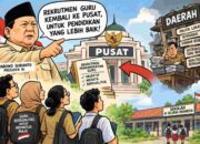 Prabowo Ungkap Rencana Rekrutmen Guru Kembali ke Pemerintah Pusat