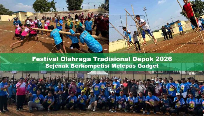 Intip Keseruan Festival Olahraga Tradisional Antar SD di Kota Depok