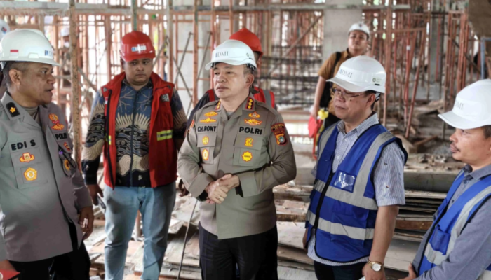 Kapolres Depok Tinjau Progres Pembangunan Mapolres, Berharap Selesai Sesuai Jadwal