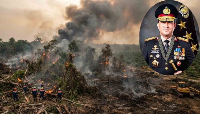 Menunggu Konpers Kapolri Baru Terkait Karhutla