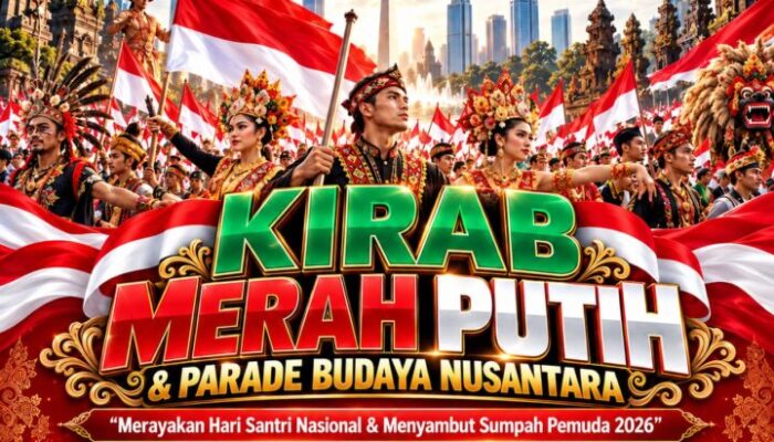 Kirab Merah Putih dan Parade Budaya Nusantara PNIB di Jakarta, Sambut Hari Santri dan Sumpah Pemuda