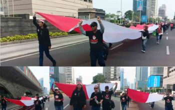 Kirab Merah Putih PNIB Jakarta, Serukan Persatuan Santri dan Pemuda di Tengah Krisis Multidimensi