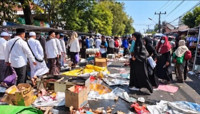 Sampah Berserakan Usai Acara Pengajian Haul di Solo, Netizen Pertanyakan Kesadaran dan Akhlak